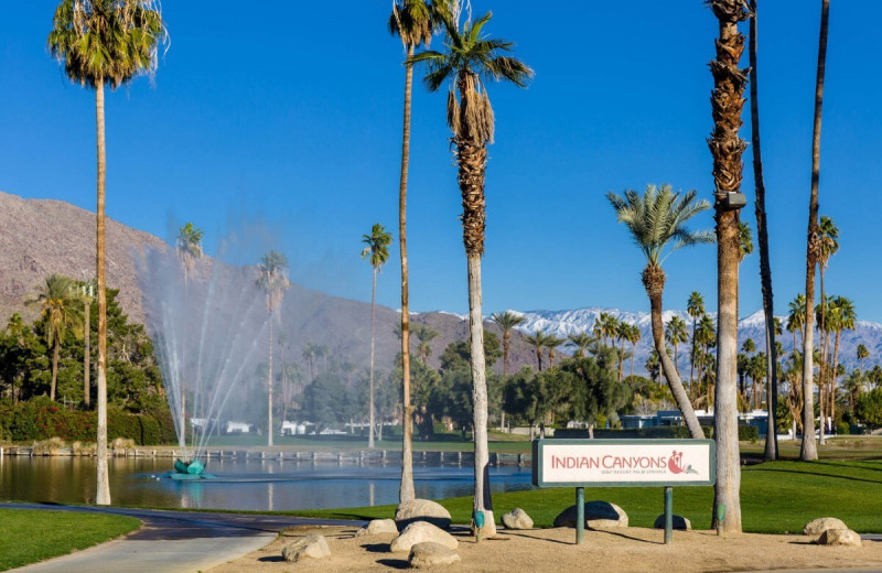 Exterior view of Indian Canyons Golf Resort.