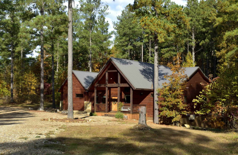 Rental exterior at White Glove Luxury Cabins.