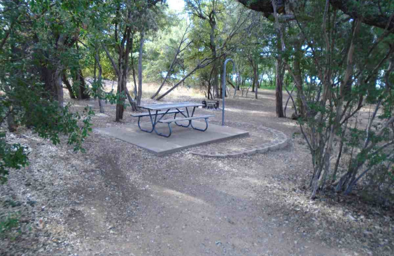 Campground at Inks Lake State Park.