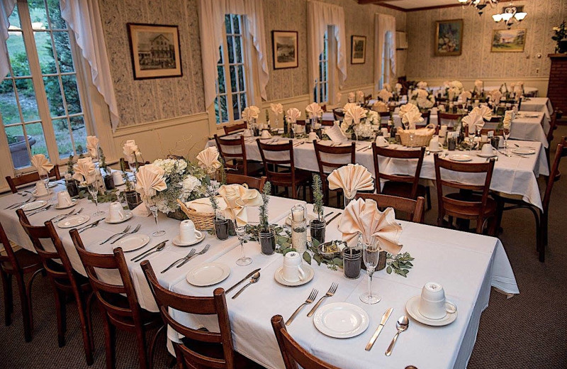 Wedding reception at Winter Clove Inn.