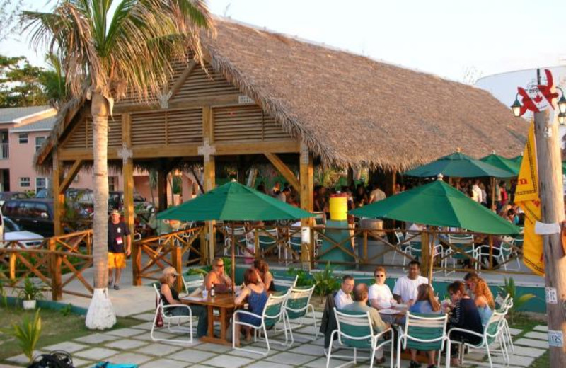 Patio at Sunset House.