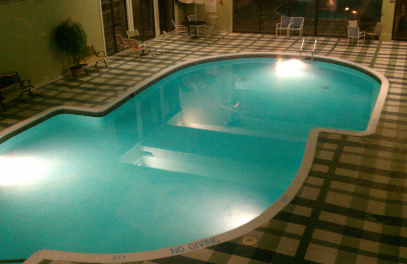 Indoor pool at Olympia Resort.