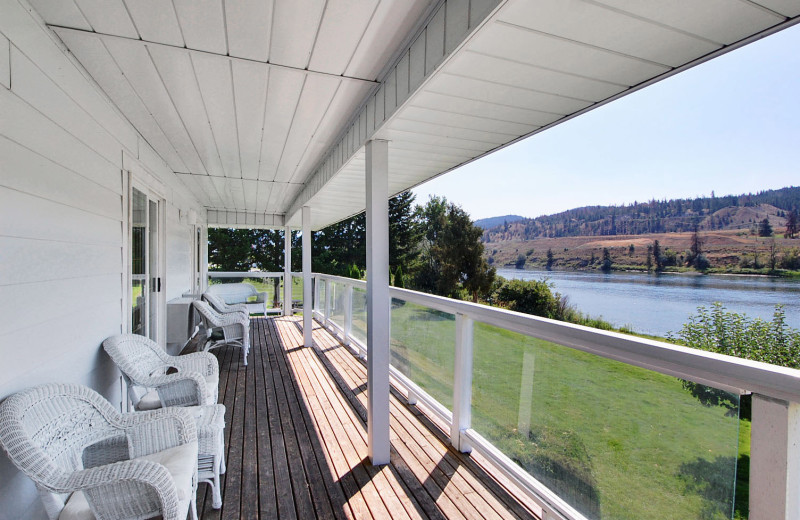 Inn porch at South Thompson Inn & Conference Centre.