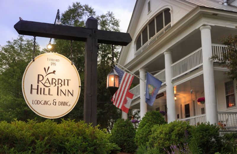 Exterior view of Rabbit Hill Inn.