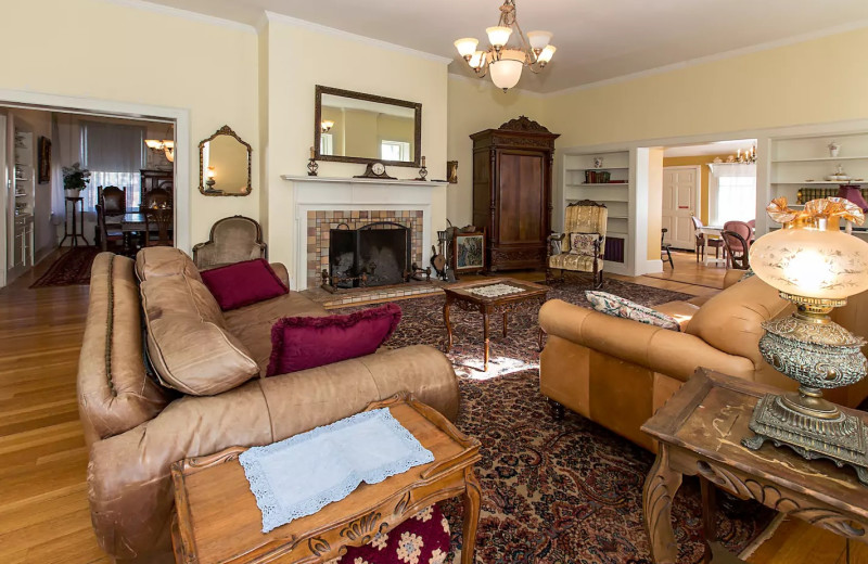 Living room at Plumas House.