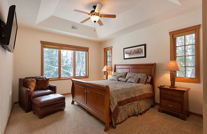 Rental bedroom at The Conger Collection.