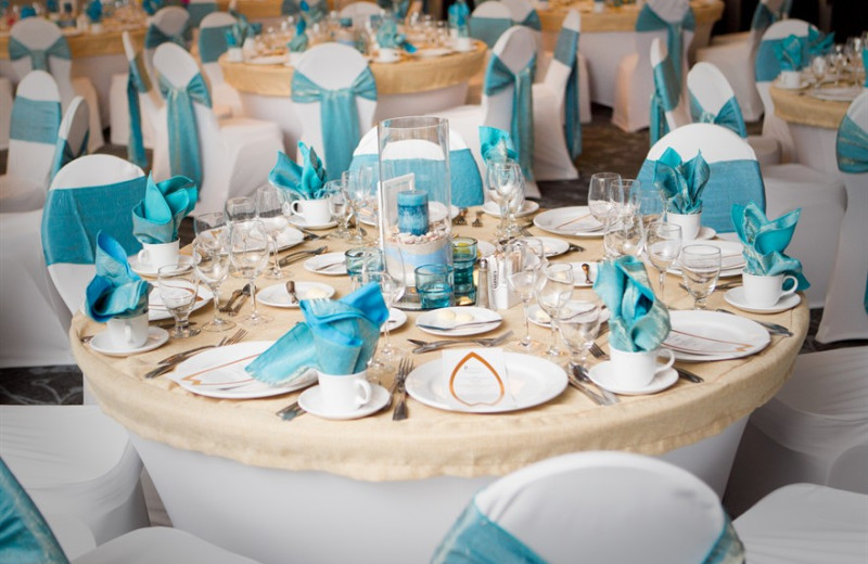 Wedding reception at Crowne Plaza Melbourne Oceanfront Resort.