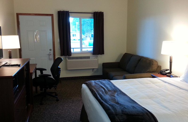 Guest room at Battle Lake Motel.