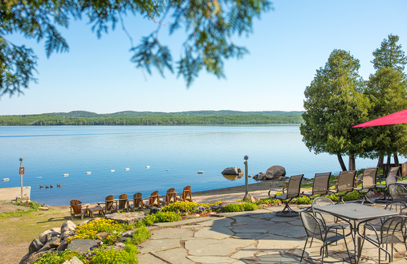 Beach at Gunflint Lodge.