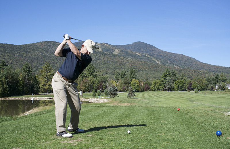 Golf course at Golden Eagle Lodge.