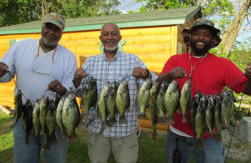 Fishing at Oak Haven Resort & Campground.