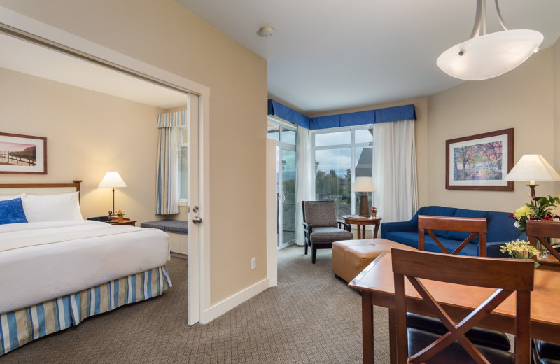 Guest room at Summerland Waterfront Resort.