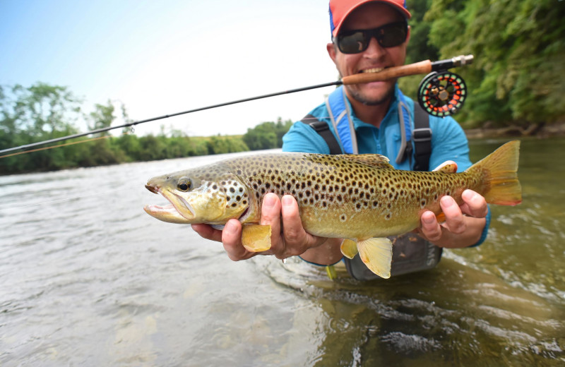 Fishing at Emerson Resort & Spa.