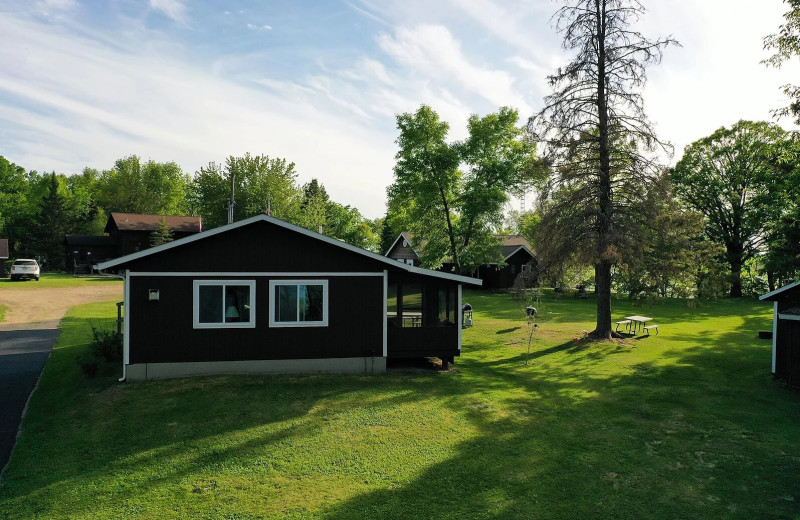 Cabins at Woodhaven Resort.