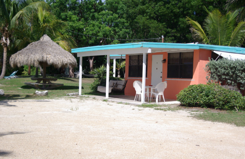 Cottage exterior at Rock Reef Resort.