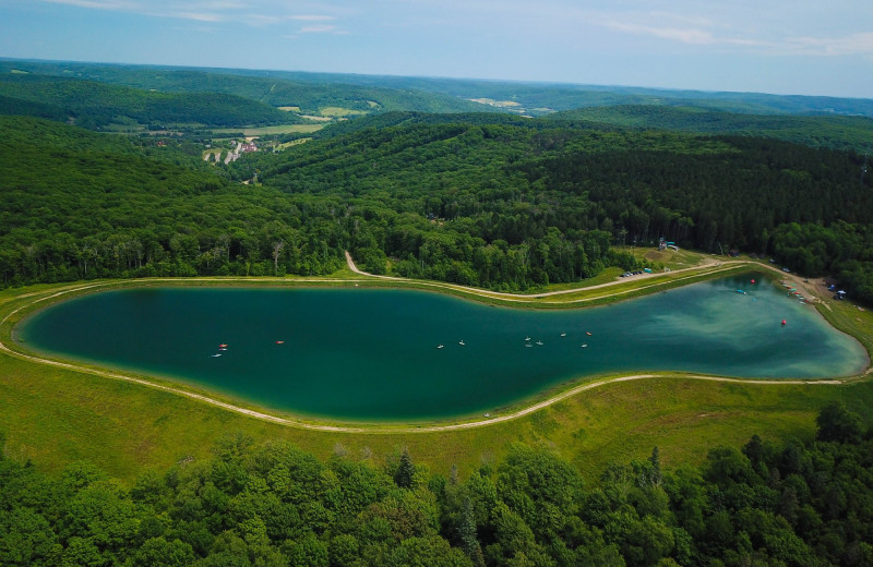 Lake at Holiday Valley Resort.