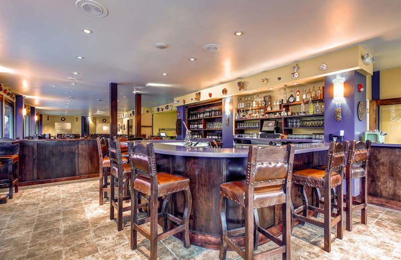 Bar area at Lion Square Lodge.