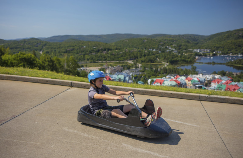 Mountain sledding at Homewood Suites by Hilton Mont-Tremblant Resort.