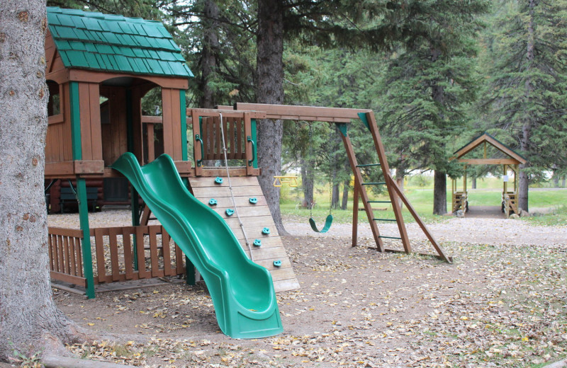 Playground at Wickiup Village Cabins.