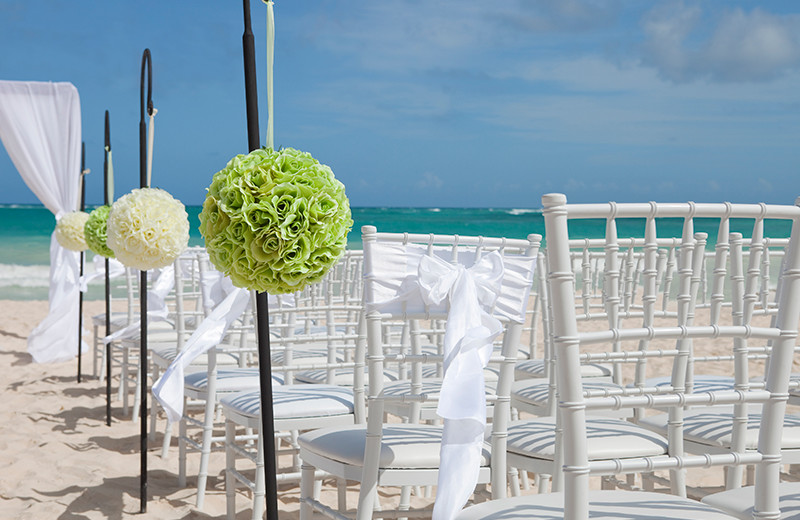 Beach wedding at The Plaza Suites.