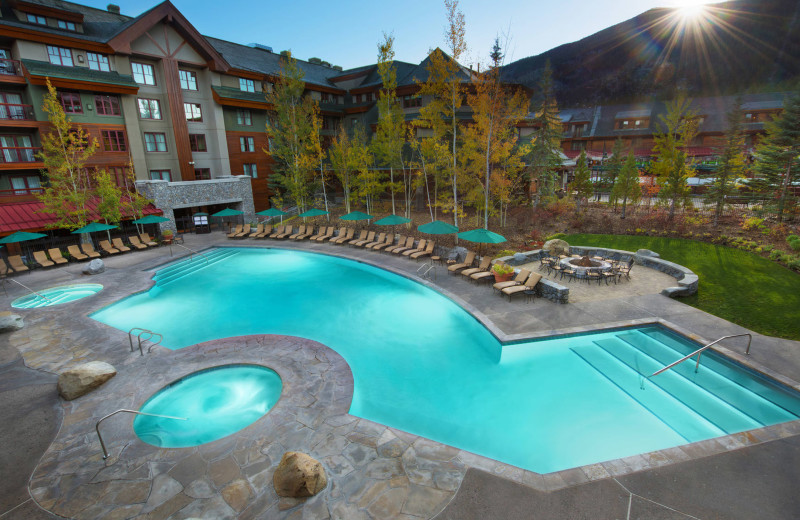 Outdoor pool at Grand Residences by Marriott.