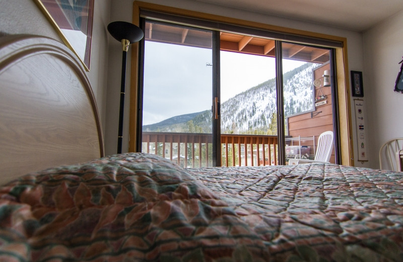 Rental bedroom at Mtn Managers Lodging.