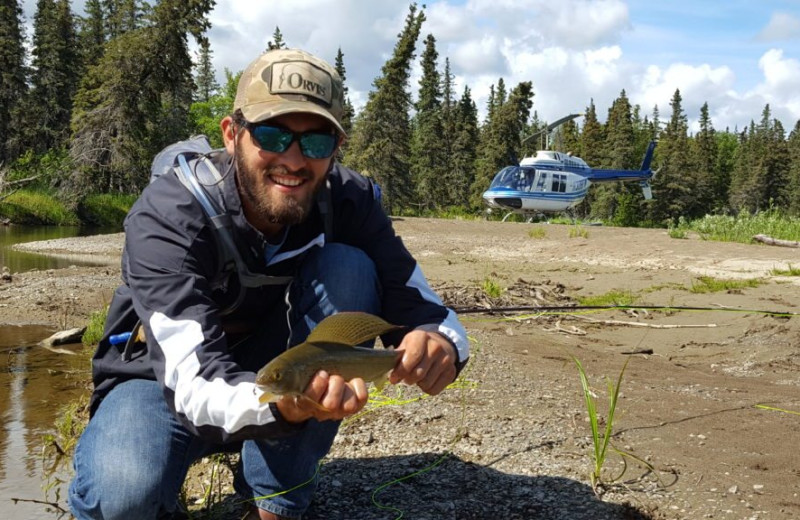 Fishing at Alaska's Gold Creek Lodge.