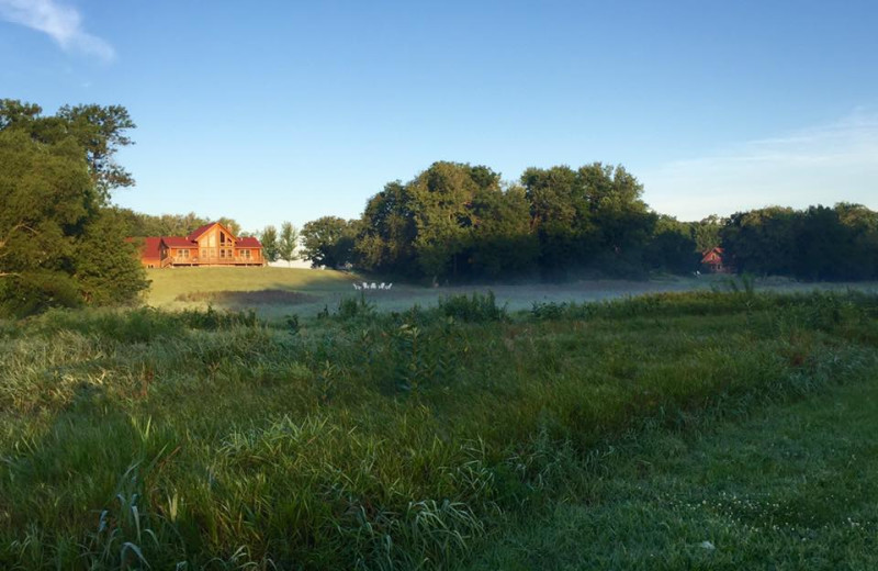 Exterior view of Red Cedar Lodge.