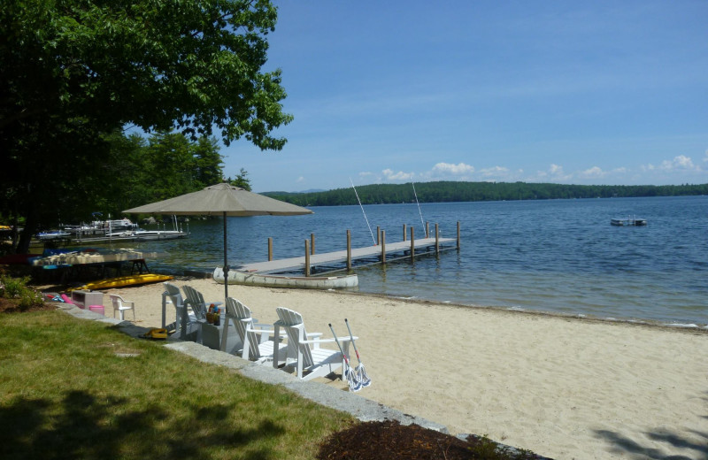 Rental beach at At the Lakes Vacation Rentals.