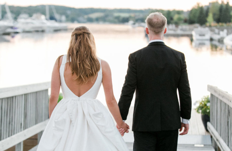 Weddings couple at Bay Harbor Village Hotel & Conference Center.