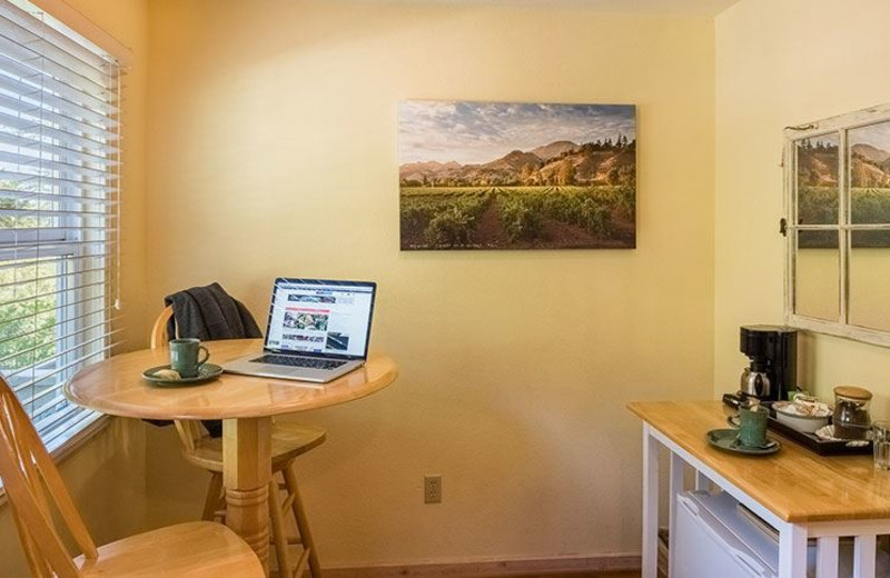 Interior view at Aurora Park Cottages.