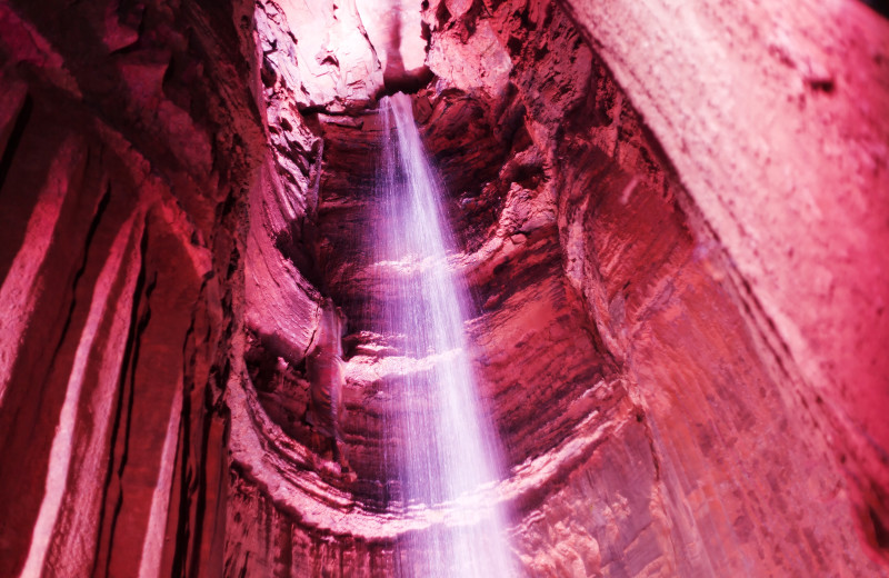 Ruby Falls near The Garden Walk Bed
