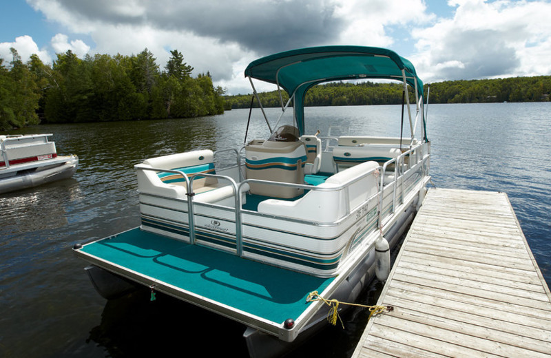 Pontoons at Fernleigh Lodge.