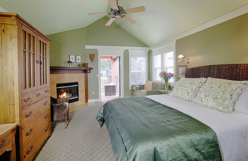Guest room at Applewood Inn, Restaurant and Spa.