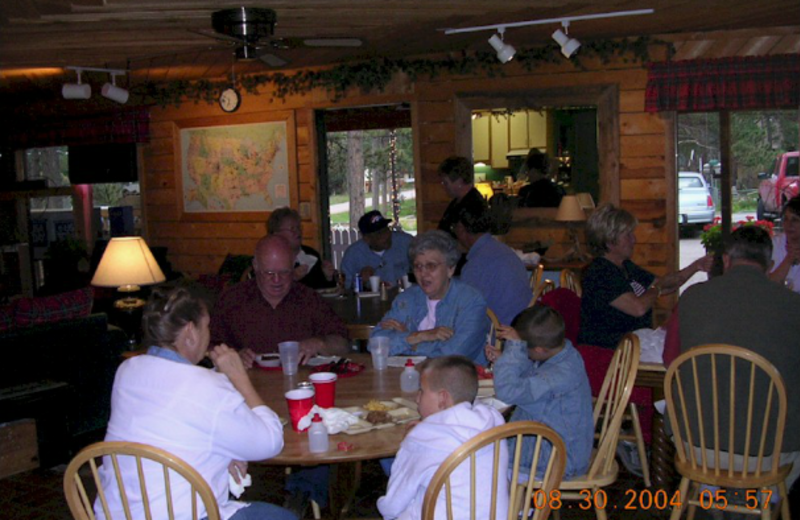 Group at Bristlecone Lodge.