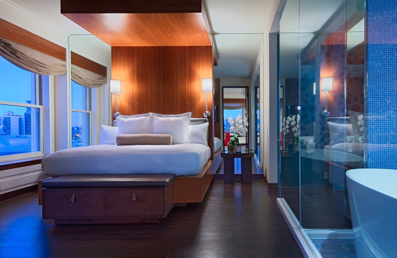 Guest room at Andaz San Diego.