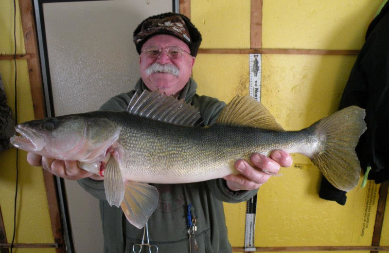 Fishing at Angle Inn Lodge.