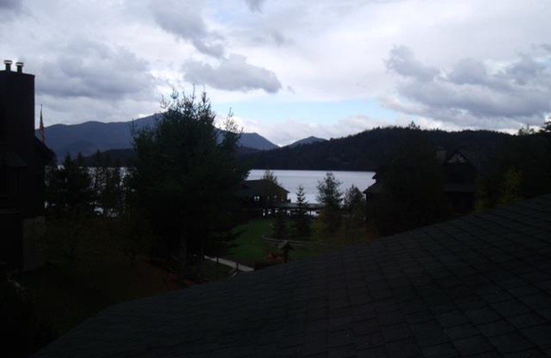 Lake view at Lake Placid Accommodations.