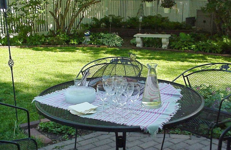 Patio at Windom Park Bed & Breakfast.