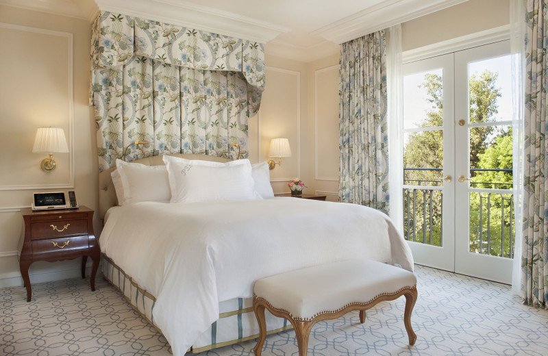 Guest room at The Peninsula Beverly Hills.