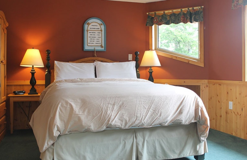 Guest room at A Snug Harbour Inn.
