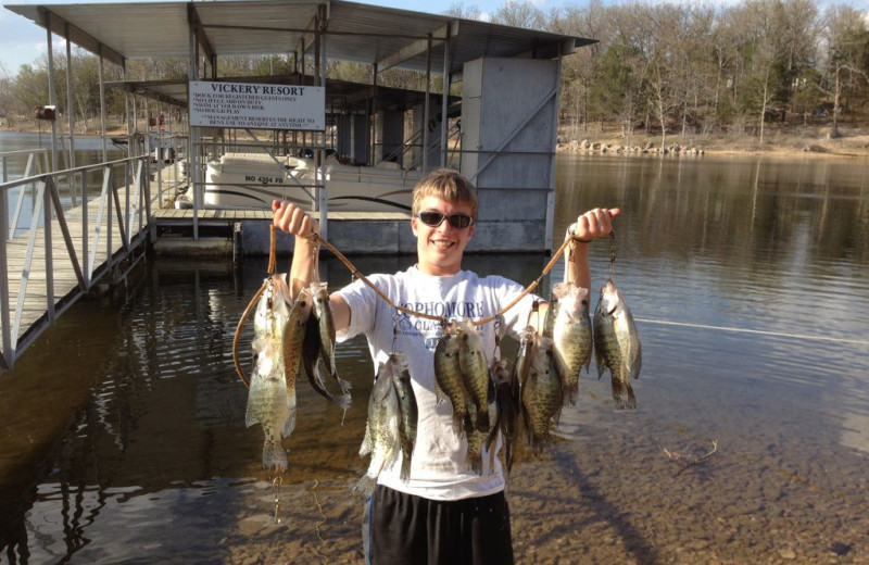 Fishing at Vickery Resort On Table Rock Lake.