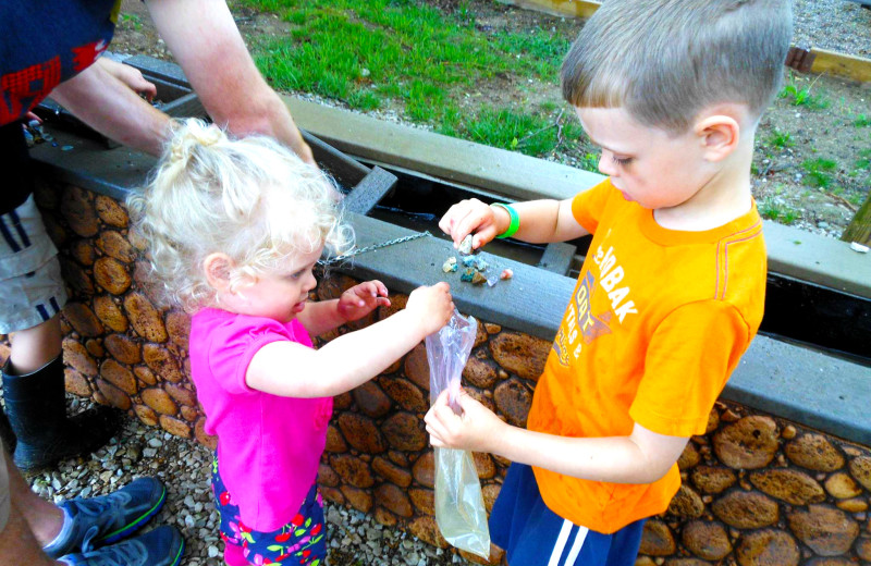 Mining at Jellystone Park at Lake Monroe.