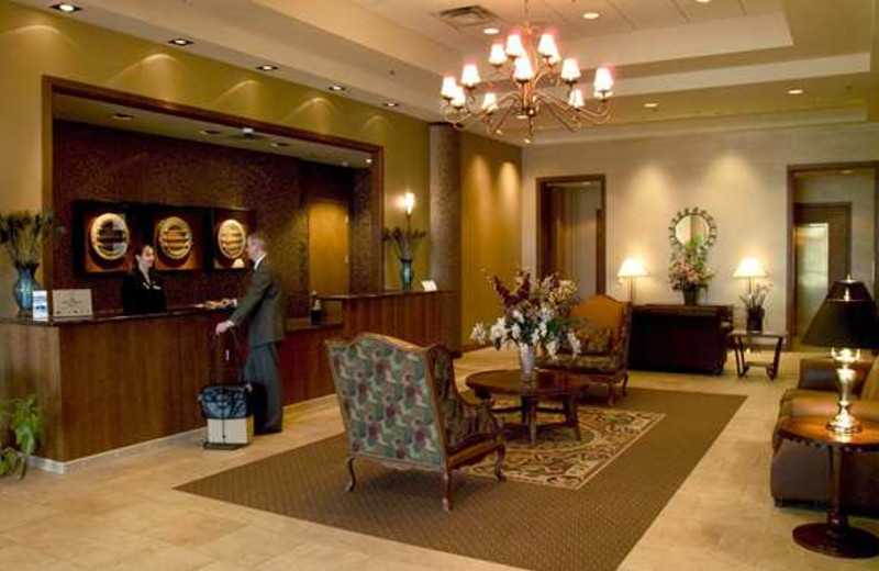 Lobby at the hotel