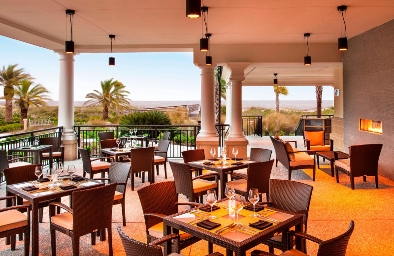 Patio at Westin Jekyll Island.