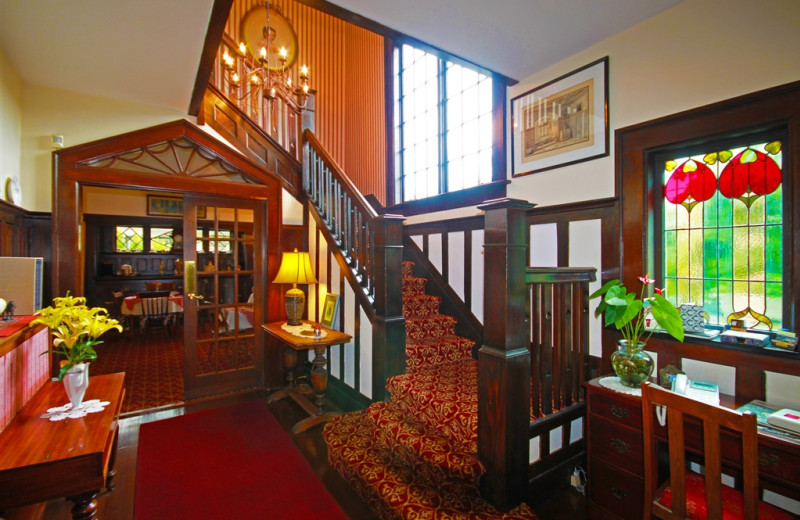 Interior view of Oak Bay Guest House.