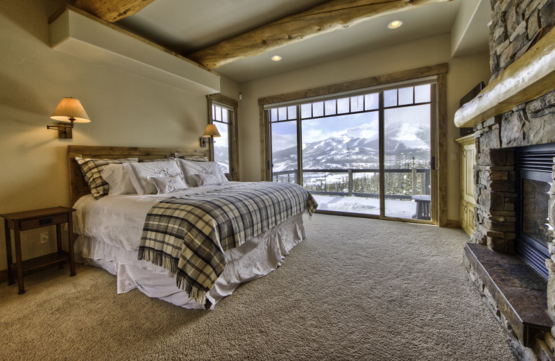 Rental bedroom at Big Sky Luxury Rentals.