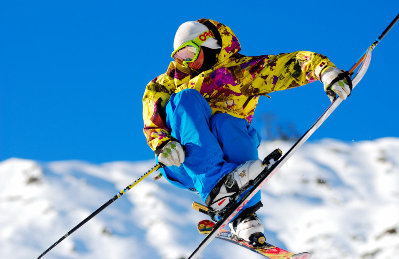 Skiing at Breckenridge Lodging Center.