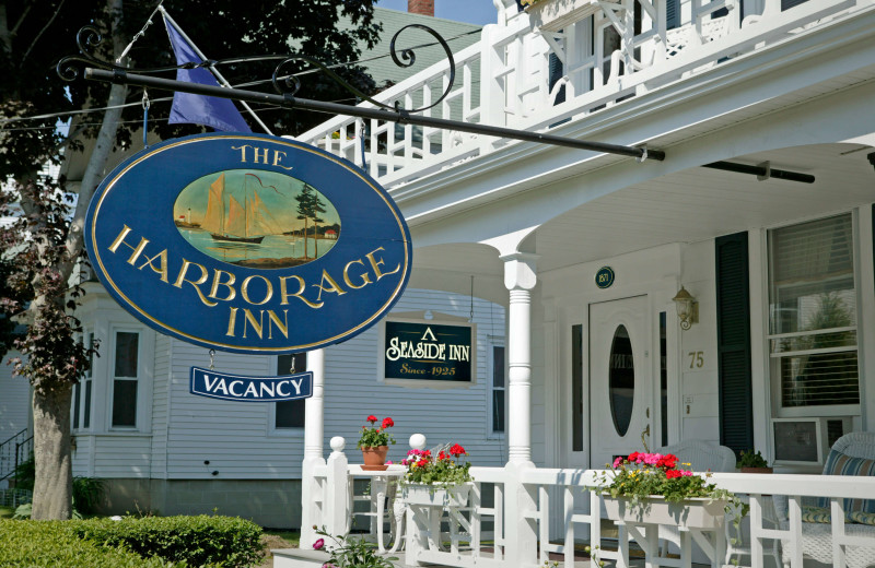 Exterior view of Harborage Inn.