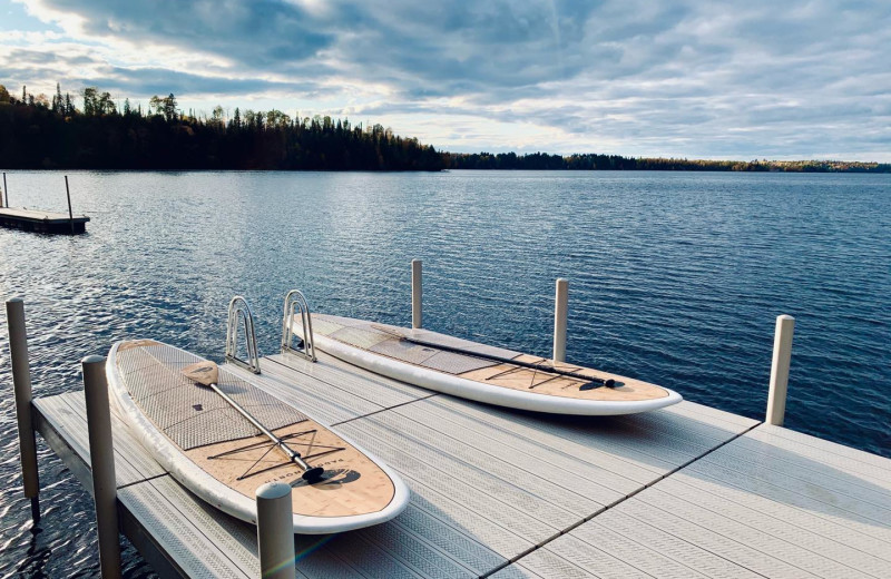 Paddle boards at Timber Bay Lodge & Houseboats.